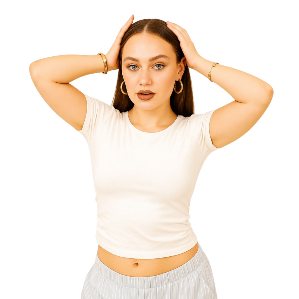 Basic Crop Top – Buttery Soft High-Lycra Essential