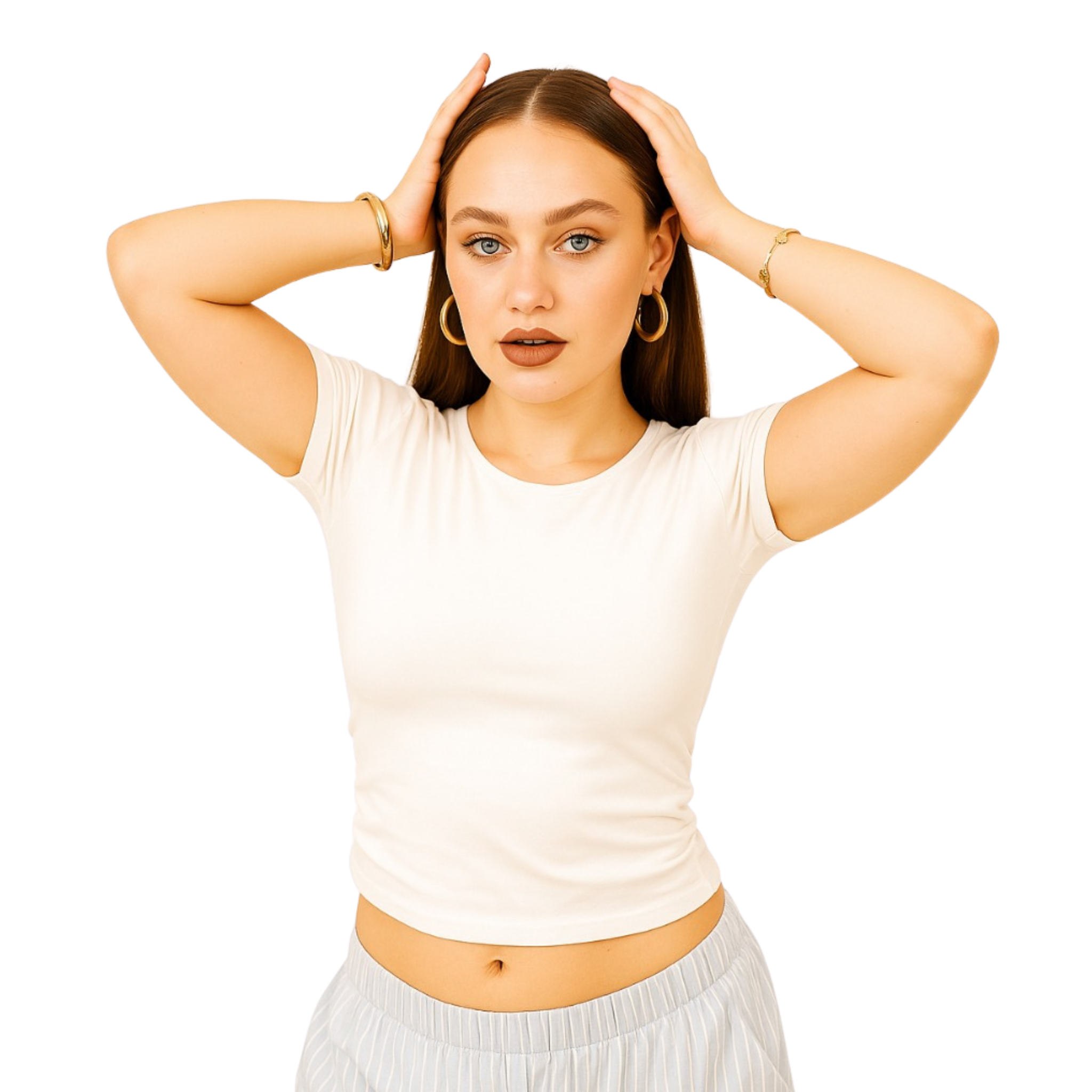 Basic Crop Top – Buttery Soft High-Lycra Essential