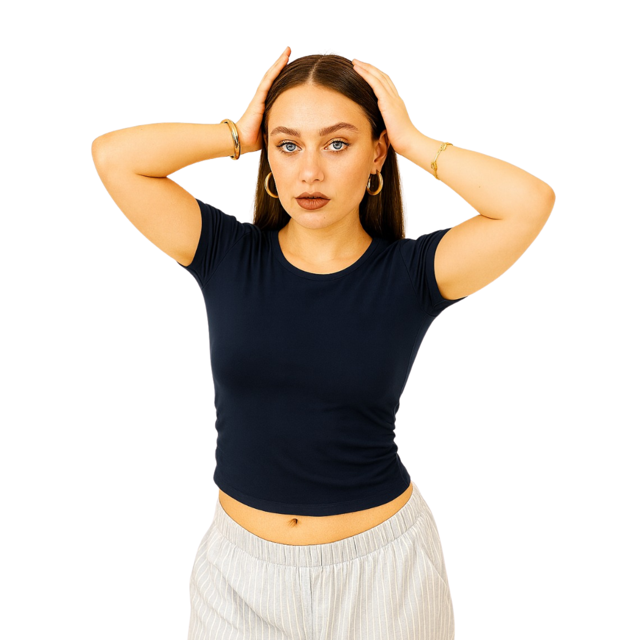 Basic Crop Top – Buttery Soft High-Lycra Essential