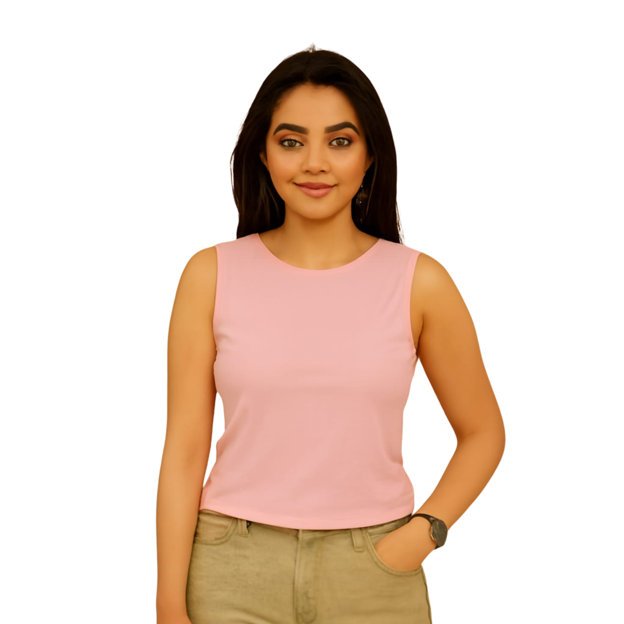 Derby Ribbed Top – Buttery Soft High-Lycra Comfort