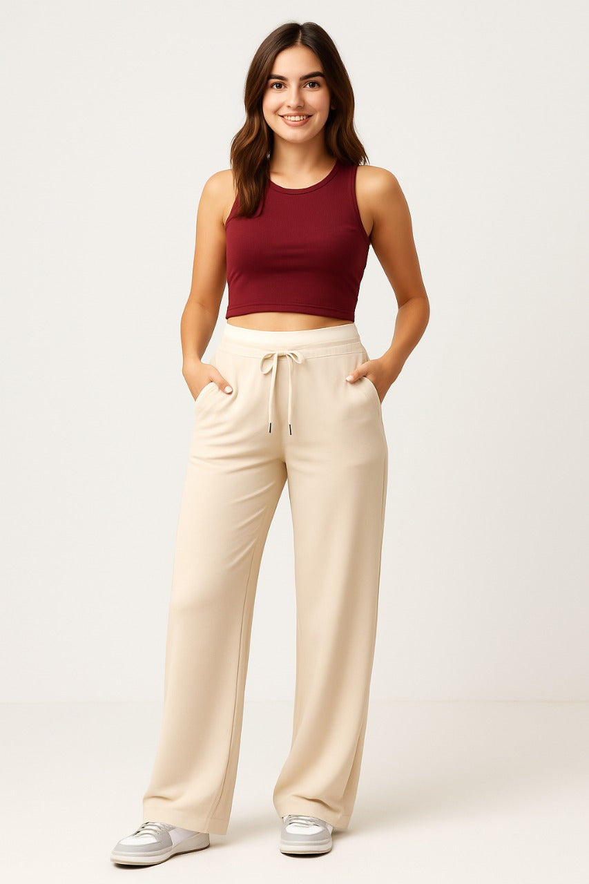 Flow Wide Leg Pants – Silky Soft Comfort with Effortless Elegance